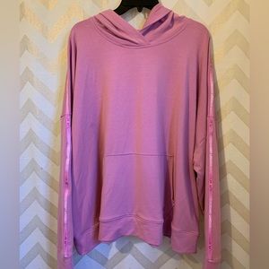 Pink Under Armour Hoodie Lightweight Long Sleeve Arm Detail 3X Women Never Worn